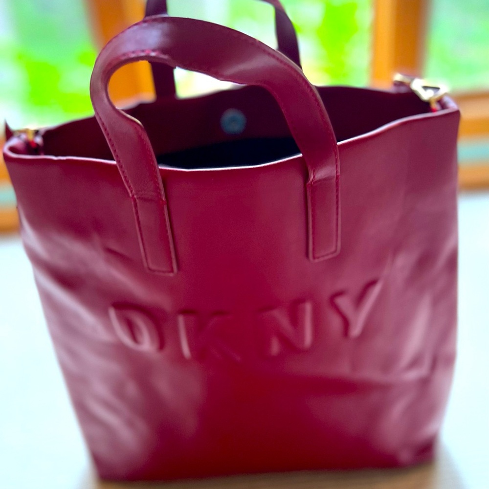 DKNY leather purse